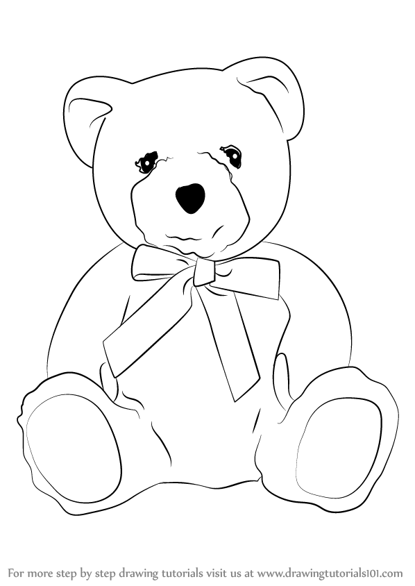 How to Draw a Teddy Bear with a Heart | Easy Step by Step - Art by Ro