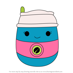 How to Draw Aloeen the Latte from Squishmallows