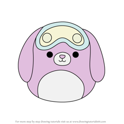 How to Draw Barb the Dog from Squishmallows