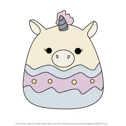How to Draw Bexley the Unicorn from Squishmallows