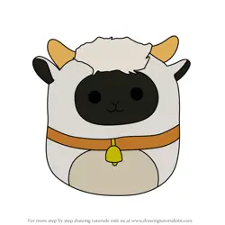 How to Draw Boyer the Shetland Sheep from Squishmallows