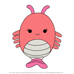 How to Draw Chester The Shrimp from Squishmallows