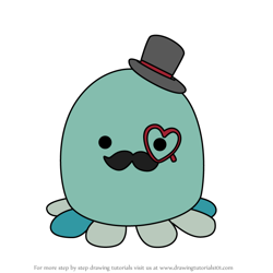 How to Draw Eiko the Octopus from Squishmallows