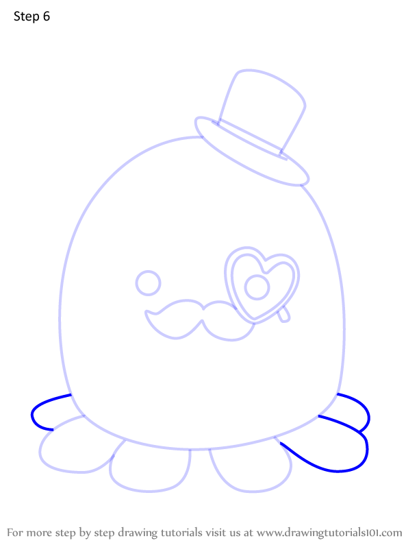 How to Draw Eiko the Octopus from Squishmallows (Squishmallows) Step by ...