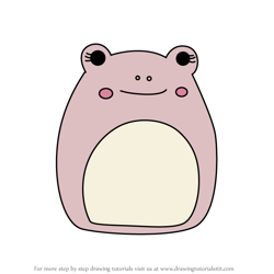 How to Draw Fanina the Frog from Squishmallows