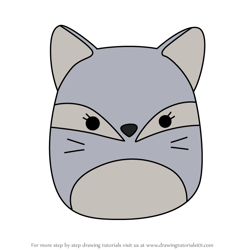 How to Draw Halima the Fox from Squishmallows