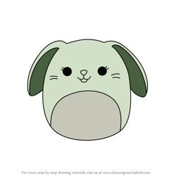 How to Draw Hara the Bunny from Squishmallows