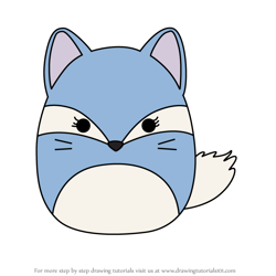 How to Draw Kendra the Fox from Squishmallows