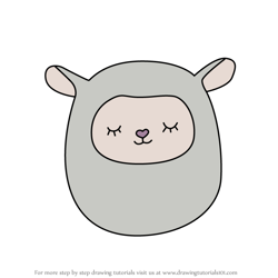 How to Draw Lacey the Lamb from Squishmallows
