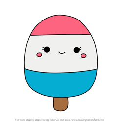 How to Draw Lelila the Popsicle from Squishmallows