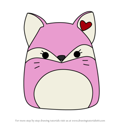 How to Draw Lenaya the Fox from Squishmallows