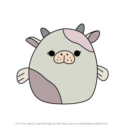 How to Draw Malia the SeaCow from Squishmallows