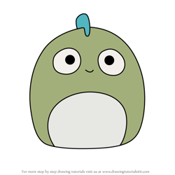 How to Draw Mariano the Chameleon from Squishmallows
