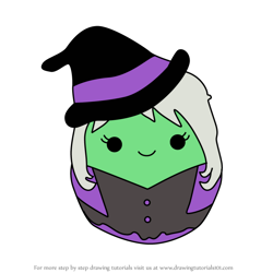 How to Draw Mariposa the Witch from Squishmallows