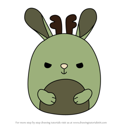 How to Draw Martha the Jackalope from Squishmallows