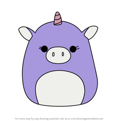 How to Draw Mia the Unicorn from Squishmallows