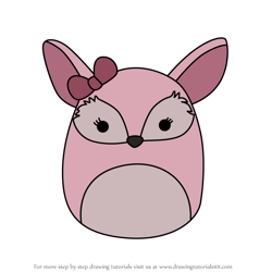 How to Draw Miracle the Fennec Fox from Squishmallows