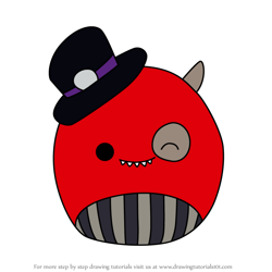 How to Draw Mr. Orlen the Monster from Squishmallows