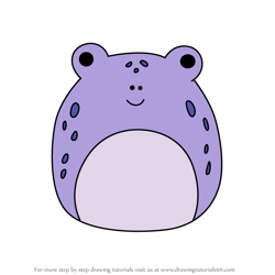 How to Draw Nahomy the Tadpole from Squishmallows