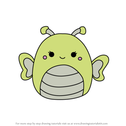 How to Draw Nixie the Butterfly from Squishmallows