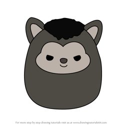 How to Draw Noland the Werewolf from Squishmallows