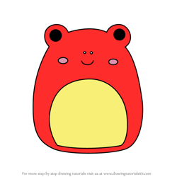 How to Draw Obu the Tree Frog from Squishmallows