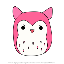 How to Draw Paige the Owl from Squishmallows