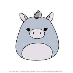 How to Draw Petula the Unicorn from Squishmallows
