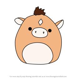 How to Draw Philip the Horse from Squishmallows