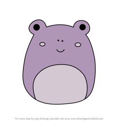 How to Draw Philomena the Toad from Squishmallows