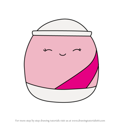 How to Draw Poodle the Soda from Squishmallows