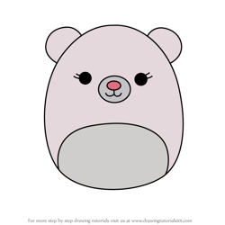 How to Draw Pooja the Tiger from Squishmallows