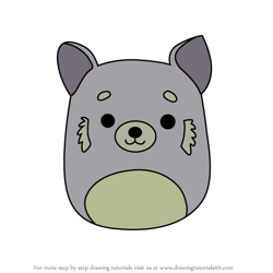 How to Draw Priya the Red Panda from Squishmallows