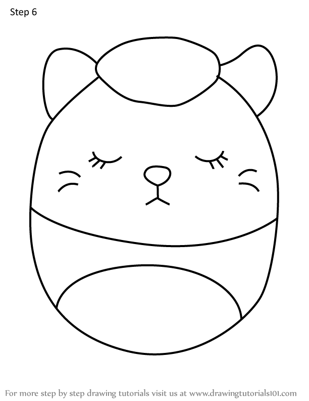 How to Draw Queller the Possum from Squishmallows (Squishmallows) Step ...
