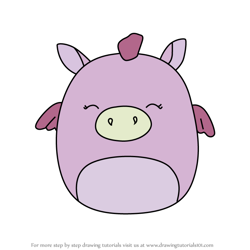 How to Draw Rei the Pegasus from Squishmallows