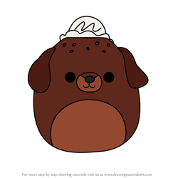 How to Draw Rico the Ice Cream Labrador from Squishmallows