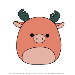 How to Draw Romelu the Moose from Squishmallows