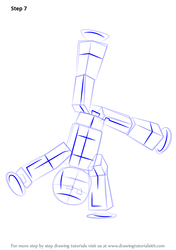 Learn How to Draw Stikbot (Stikbots) Step by Step : Drawing Tutorials