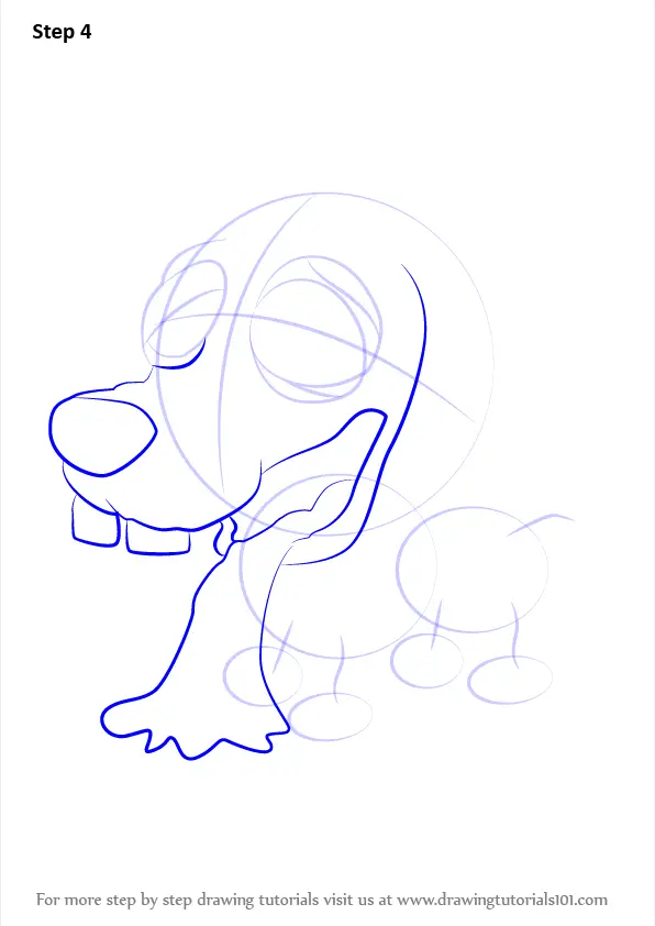 Step by Step How to Draw Barfing Beagle from The Ugglys Pet Shop