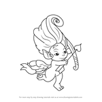 How to Draw Cupie from The Zelfs