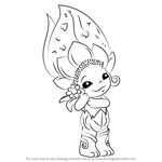 How to Draw Daisy-May from The Zelfs