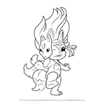 How to Draw Kitsu from The Zelfs