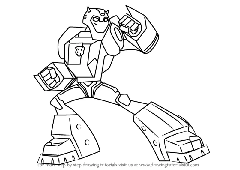 Learn How to Draw Bumblebee from Transformers (Transformers) Step by Step :  Drawing Tutorials