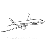 How to Draw a Boeing 787