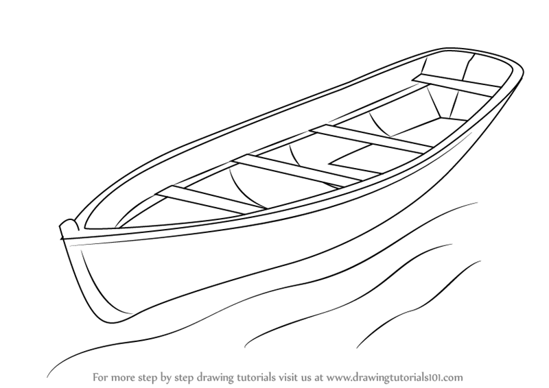 Learn How to Draw a Boat (Boats and Ships) Step by Step 