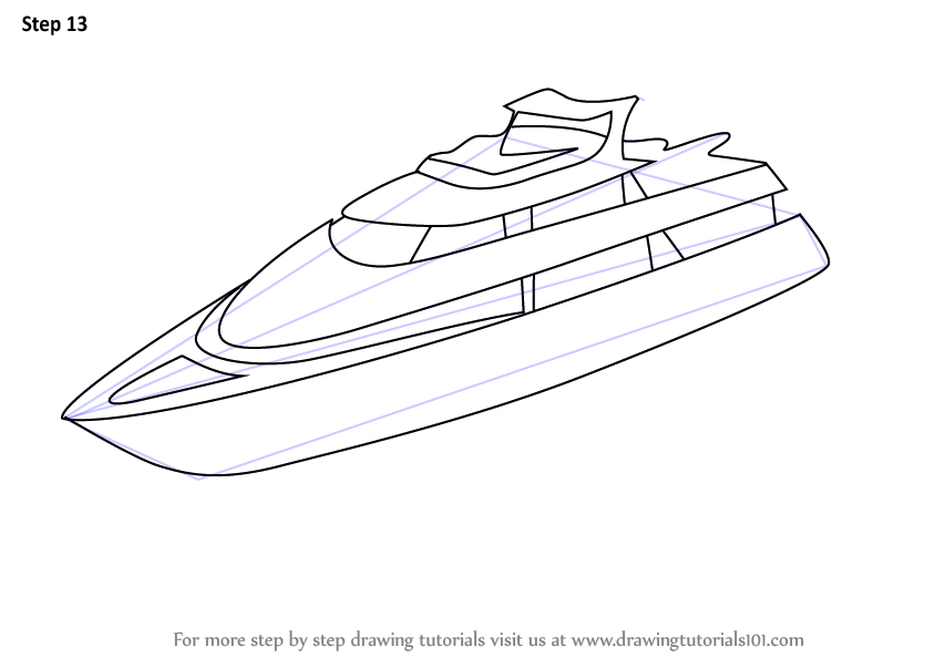 yacht images drawing