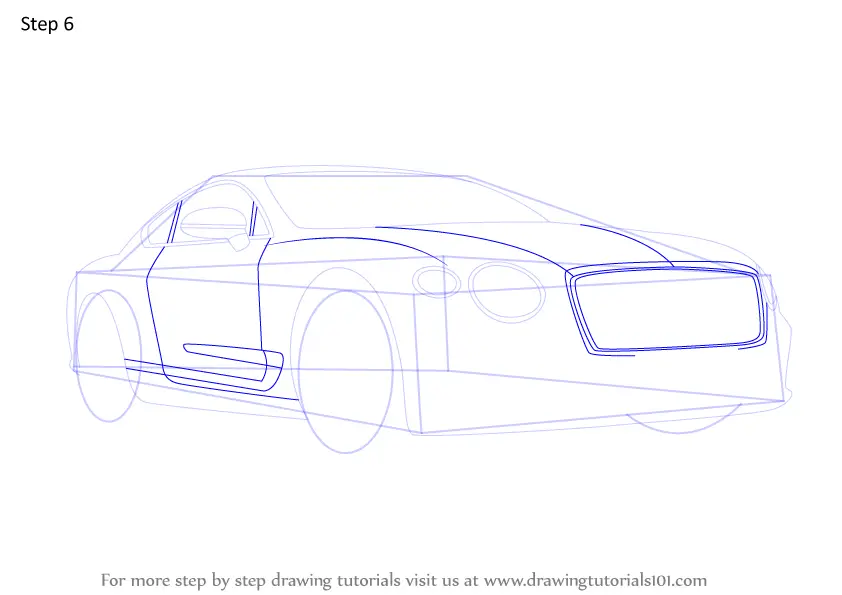 Update 122+ bentley car sketch best