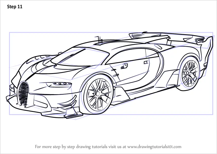 Cool Sketch Bugatti Vision Gt Drawing
