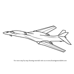 How to Draw Rockwell B-1 Lancer