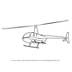 How to Draw a Flying Helicopter